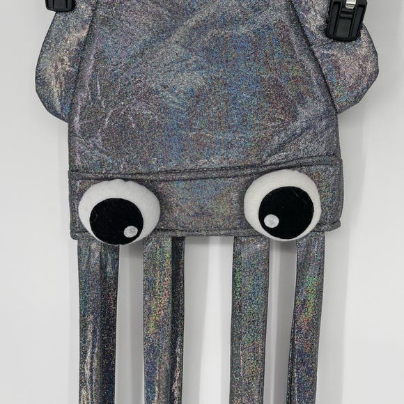 Holographic Squid Hat with Long Tentacles - Picture 2 of 6